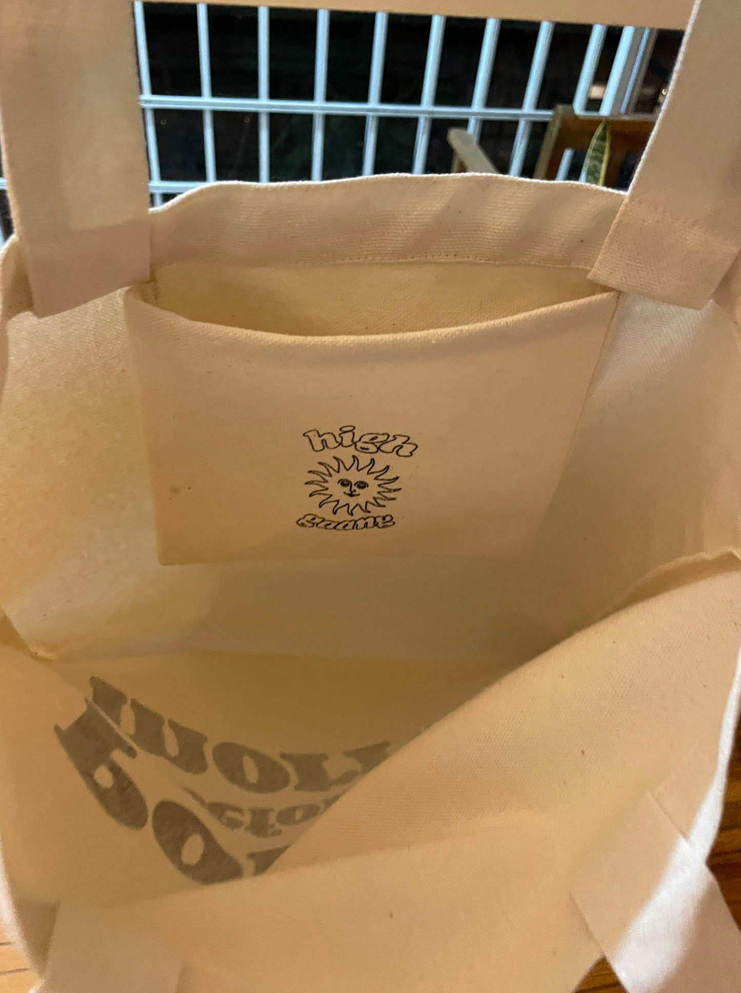 Tote Bag "Porros Before..." color crudo