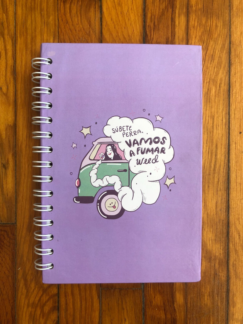 Libreta "Súbete Perra" color morado