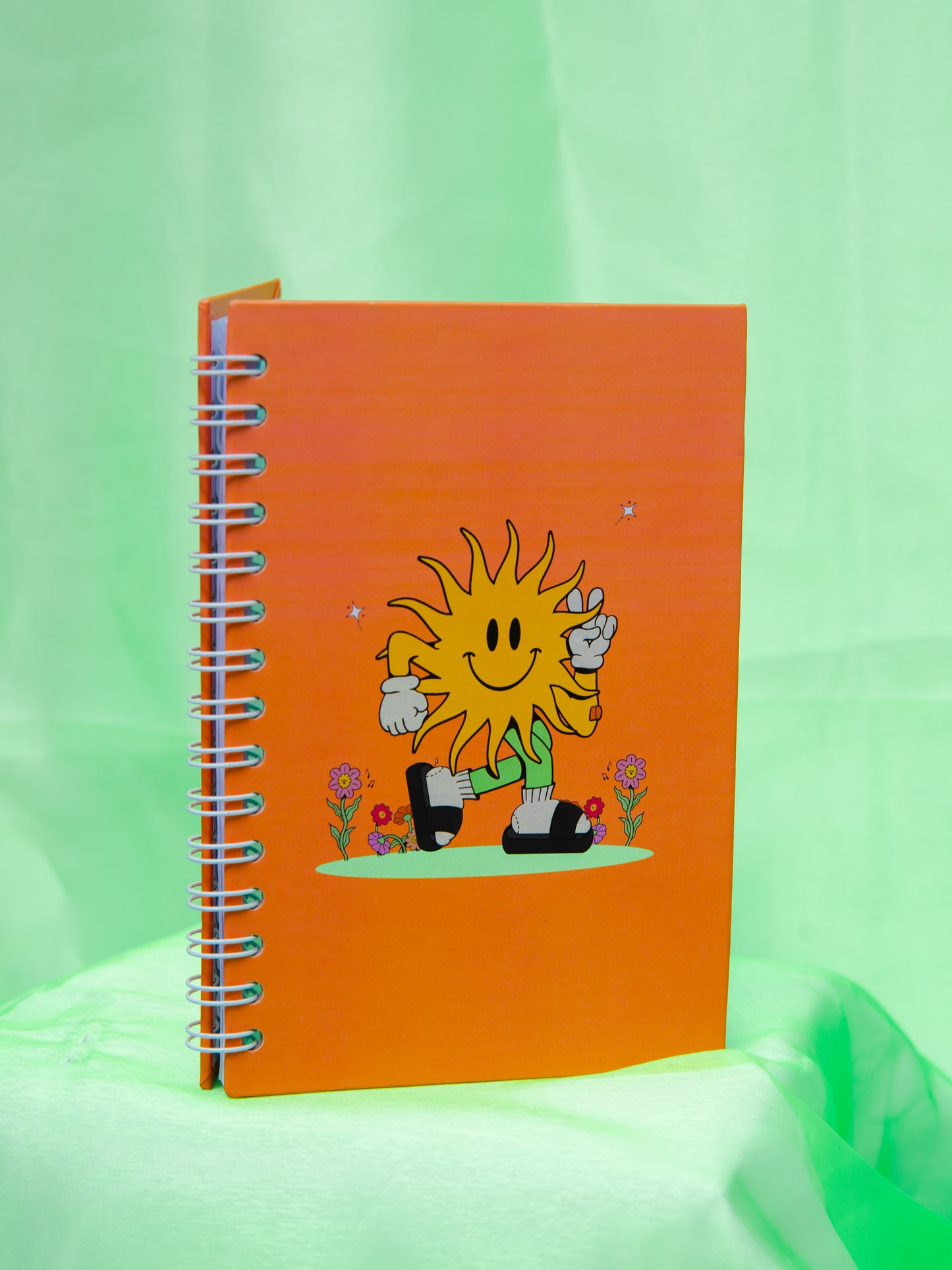 Libreta "Sol" color naranja