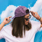 Gorra "Sol Yin Yang" color morado